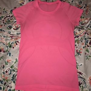 Lululemon Pink Swiftly Tech Short Sleeve Crew